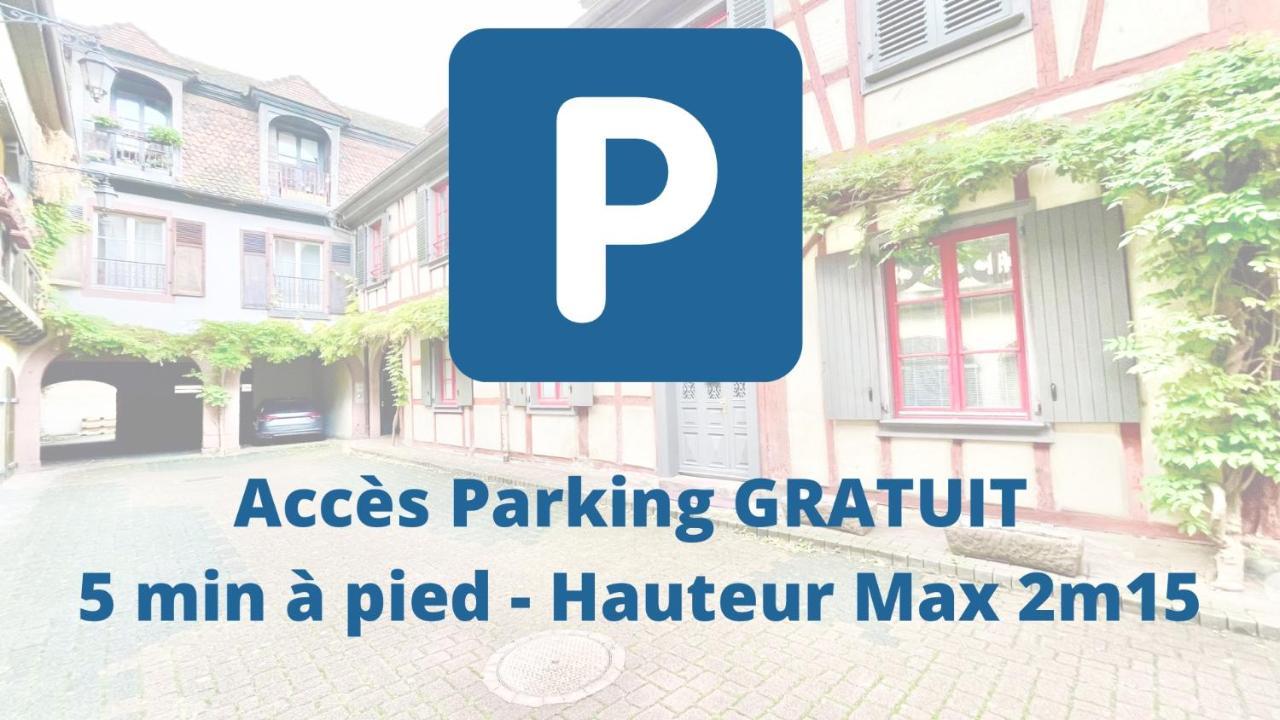 Colmar - Le Nichoir - Centre Historique - Parking Gratuit - Box Velo & Poussette Leilighet Eksteriør bilde